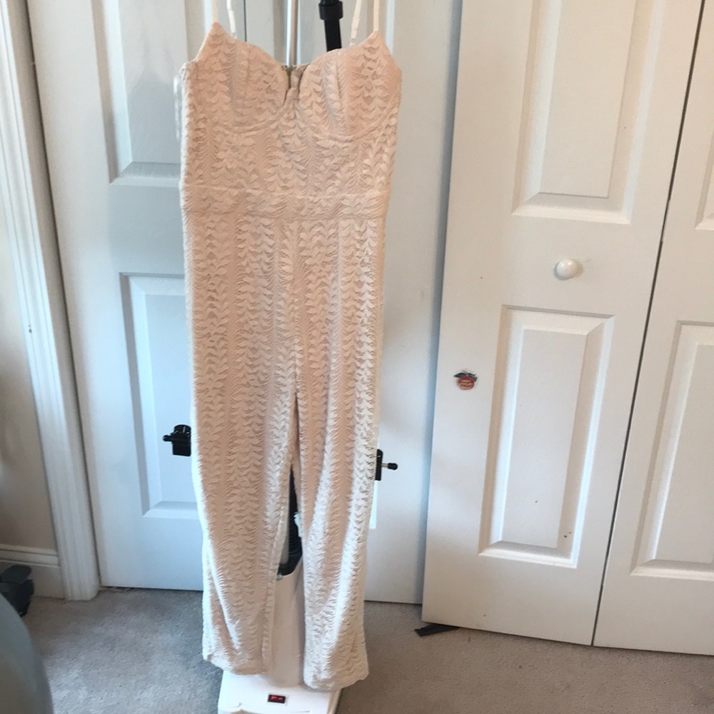 White/Nude Lace Body Suit